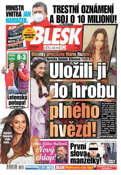 E-magazín Blesk - 6.5.2021 - CZECH NEWS CENTER a. s.