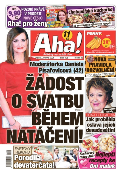E-magazín AHA! - 7.5.2021 - CZECH NEWS CENTER a. s.