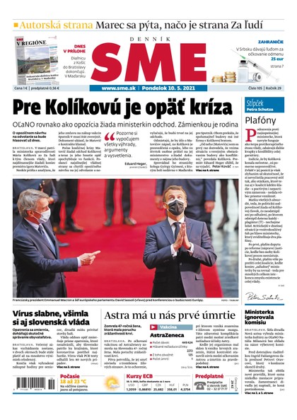 E-magazín SME 10-5-2021 - Petit Press, a.s. 