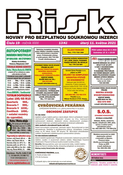 E-magazín Risk 19/2021 - Risk