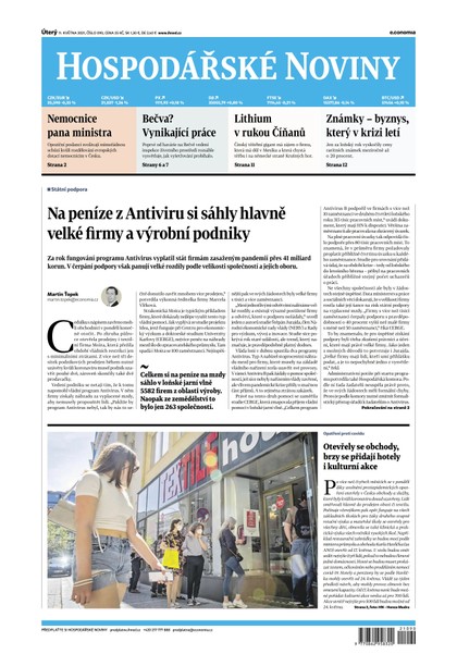 E-magazín HN 090 - 11.05.2021 - Economia, a.s.