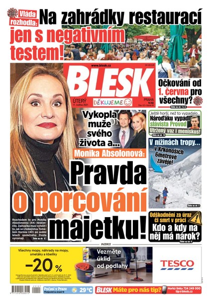 E-magazín Blesk - 11.5.2021 - CZECH NEWS CENTER a. s.