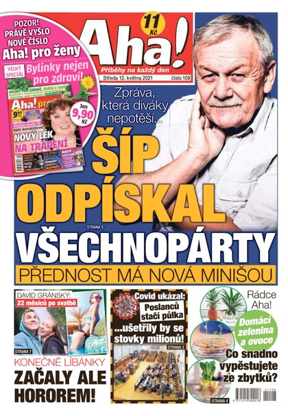 E-magazín AHA! - 12.5.2021 - CZECH NEWS CENTER a. s.