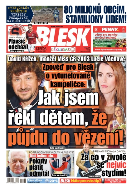 E-magazín Blesk - 12.5.2021 - CZECH NEWS CENTER a. s.
