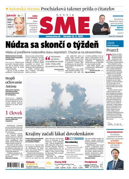 E-magazín SME 12-5-2021 - Petit Press, a.s. 