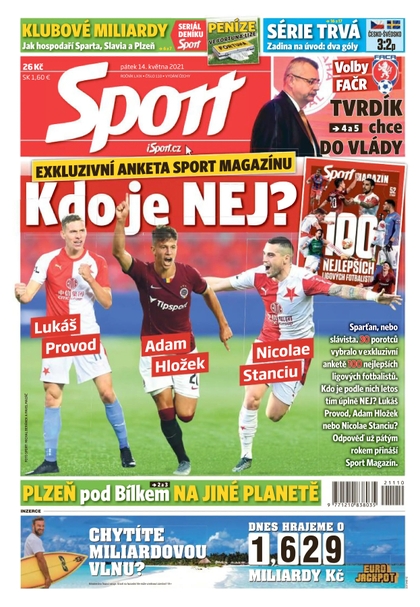 E-magazín Sport - 14.5.2021 - CZECH NEWS CENTER a. s.