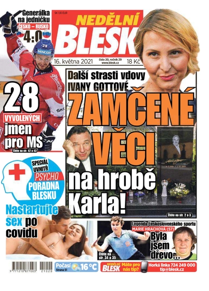 E-magazín Nedělní Blesk - 16.5.2021 - CZECH NEWS CENTER a. s.