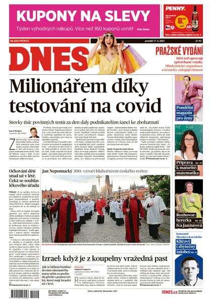 E-magazín MF DNES - 17.5.2021 - MAFRA, a.s.
