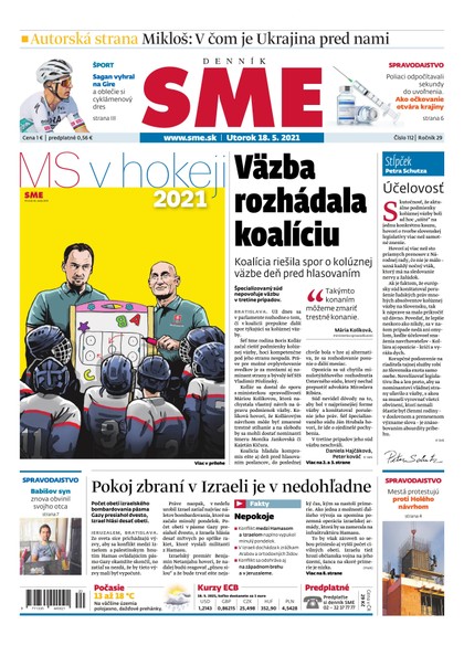E-magazín SME 18-5-2021 - Petit Press, a.s. 