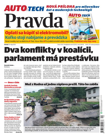 E-magazín Denník Pravda 19. 5. 2021 - OUR MEDIA SR a. s.
