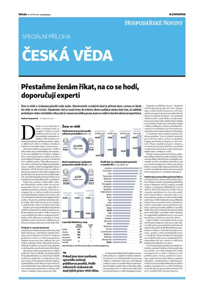 E-magazín HN 096 - 19.05.2021 Česká věda - Economia, a.s.