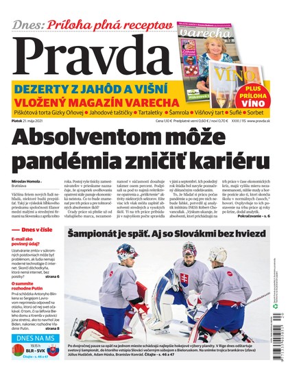E-magazín Denník Pravda 21. 5. 2021 - OUR MEDIA SR a. s.