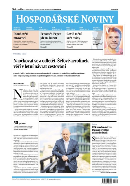 E-magazín HN 098 - 21.05.2021 - Economia, a.s.