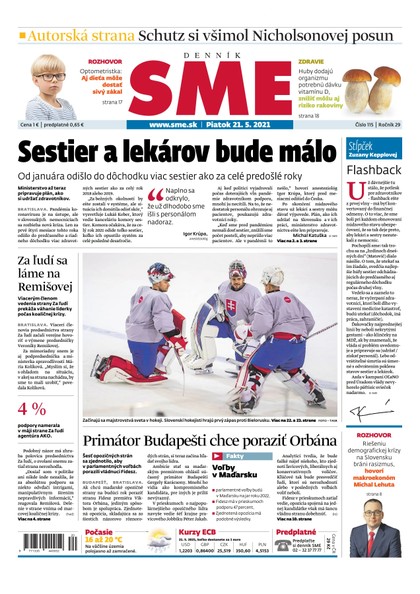 E-magazín SME 21-5-2021 - Petit Press, a.s. 