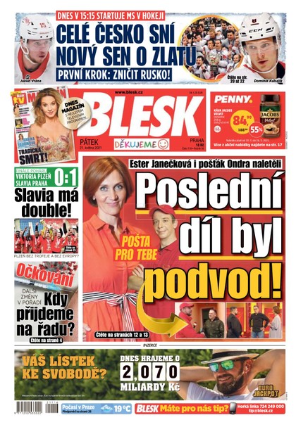 E-magazín Blesk - 21.5.2021 - CZECH NEWS CENTER a. s.