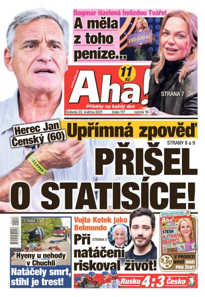 E-magazín AHA! - 22.5.2021 - CZECH NEWS CENTER a. s.