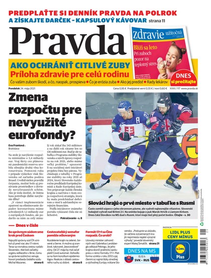E-magazín Denník Pravda 24. 5. 2021 - OUR MEDIA SR a. s.