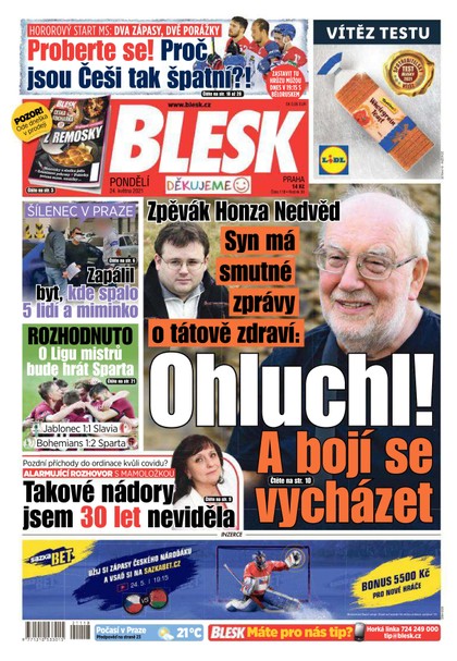 E-magazín Blesk - 24.5.2021 - CZECH NEWS CENTER a. s.