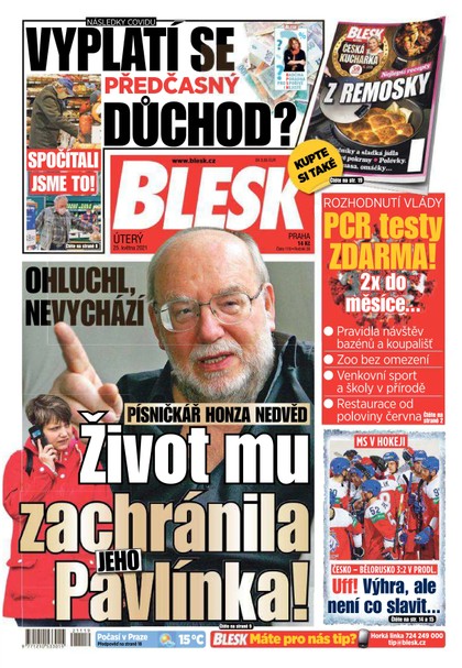 E-magazín Blesk - 25.5.2021 - CZECH NEWS CENTER a. s.