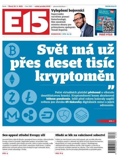 E-magazín E15 - 25.5.2021 - CZECH NEWS CENTER a. s.