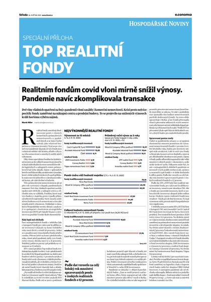 E-magazín HN 101 - 26.5.2021 Top realitní fondy - Economia, a.s.