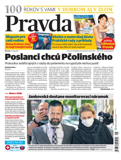E-magazín Denník Pravda 27. 5. 2021 - OUR MEDIA SR a. s.