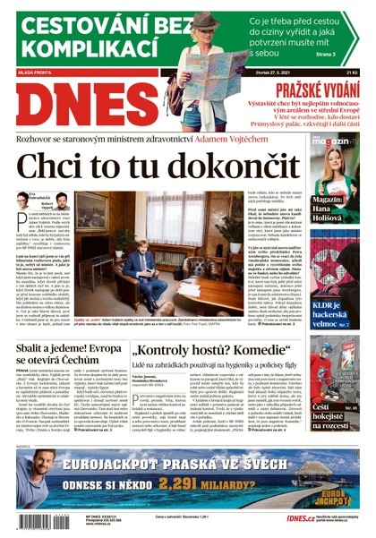E-magazín MF DNES - 27.5.2021 - MAFRA, a.s.