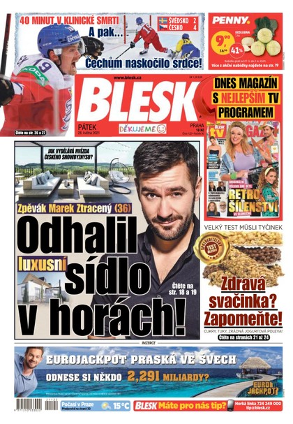E-magazín Blesk - 28.5.2021 - CZECH NEWS CENTER a. s.