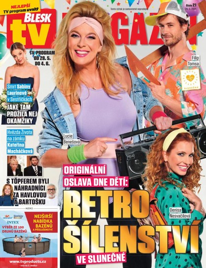 E-magazín Příloha Blesk Tv - 28.5.2021 - CZECH NEWS CENTER a. s.