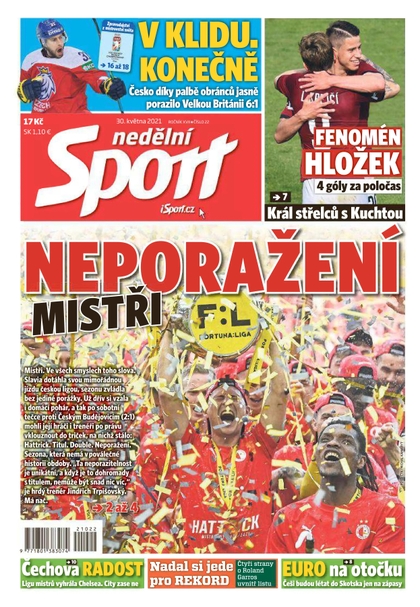 E-magazín Nedělní Sport - 30.5.2021 - CZECH NEWS CENTER a. s.