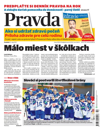 E-magazín Denník Pravda 31. 5. 2021 - OUR MEDIA SR a. s.
