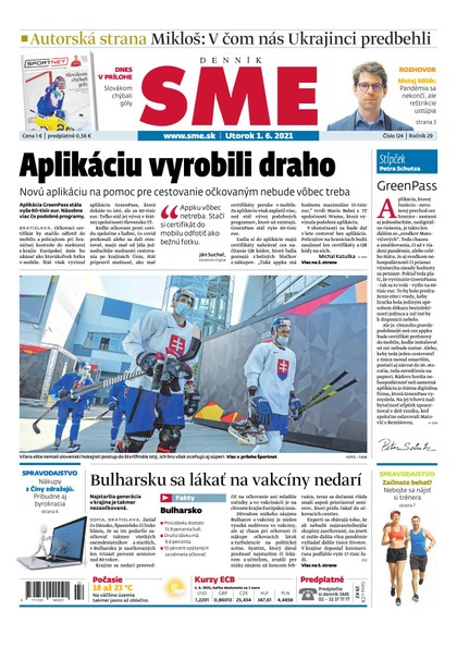 E-magazín SME 1-6-2021 - Petit Press, a.s. 