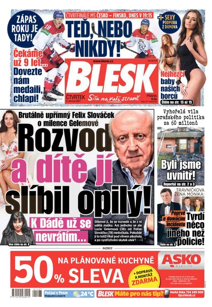 E-magazín Blesk - 3.6.2021 - CZECH NEWS CENTER a. s.