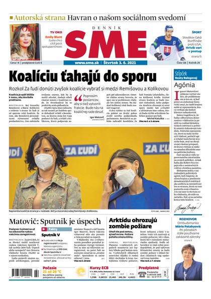 E-magazín SME 3-6-2021 - Petit Press, a.s. 