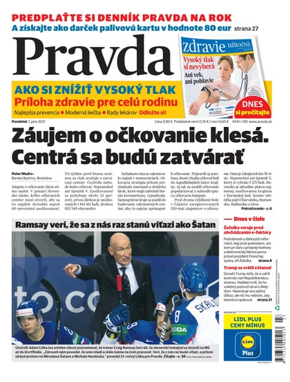 E-magazín Dennik Pravda 7. 6. 2021 - OUR MEDIA SR a. s.