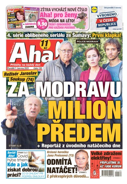 E-magazín AHA! - 7.6.2021 - CZECH NEWS CENTER a. s.
