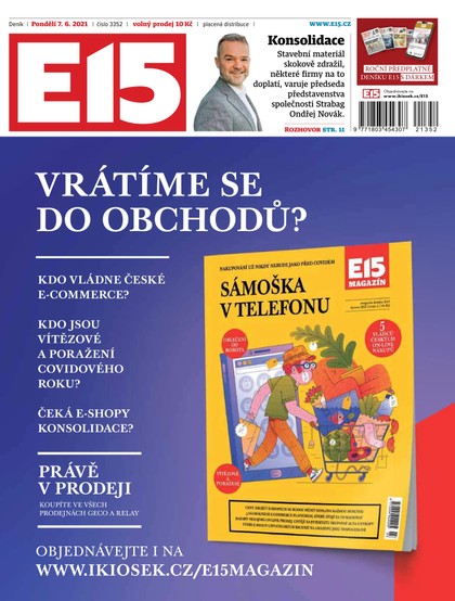 E-magazín E15 - 7.6.2021 - CZECH NEWS CENTER a. s.