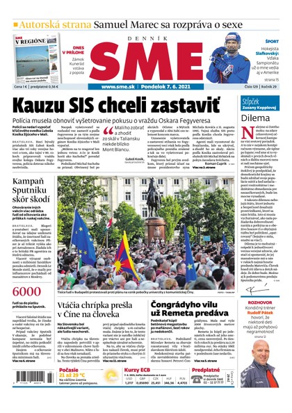 E-magazín SME 7-6-2021 - Petit Press, a.s. 