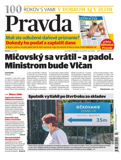 E-magazín Denník Pravda 8. 6. 2021 - OUR MEDIA SR a. s.