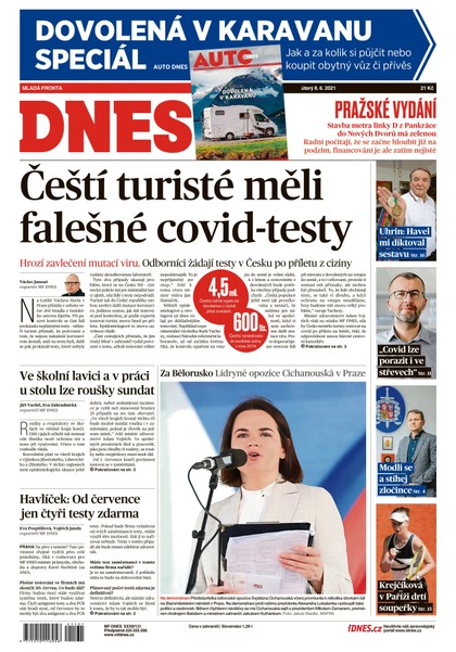 E-magazín MF DNES - 8.6.2021 - MAFRA, a.s.