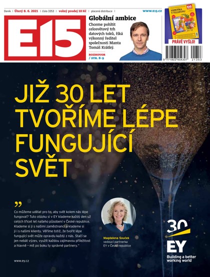 E-magazín E15 - 8.6.2021 - CZECH NEWS CENTER a. s.