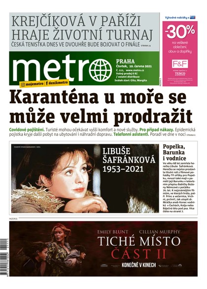 E-magazín METRO - 10.6.2021 - MAFRA, a.s.