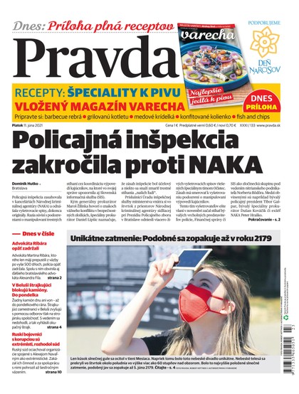 E-magazín Denník Pravda 11. 6. 2021 - OUR MEDIA SR a. s.