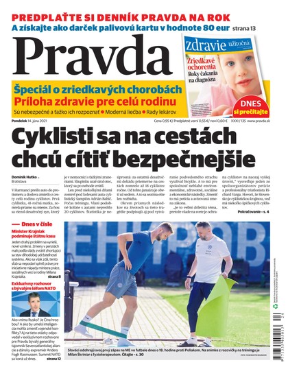E-magazín Denník Pravda 14. 6. 2021 - OUR MEDIA SR a. s.