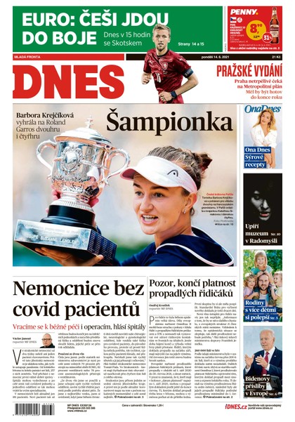 E-magazín MF DNES - 14.6.2021 - MAFRA, a.s.
