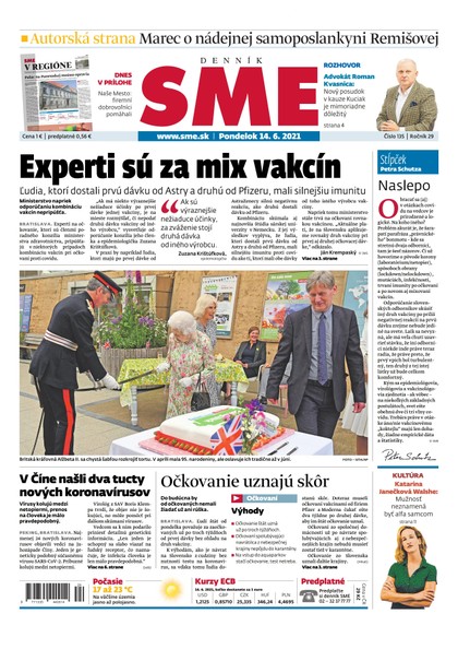E-magazín SME 14-6-2021 - Petit Press, a.s. 