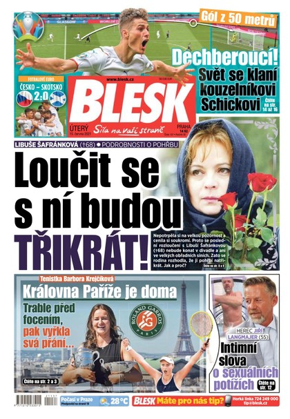 E-magazín Blesk - 15.6.2021 - CZECH NEWS CENTER a. s.