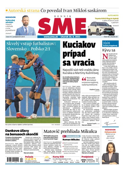 E-magazín SME 15-6-2021 - Petit Press, a.s. 