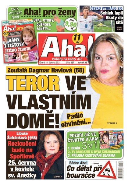 E-magazín AHA! - 16.6.2021 - CZECH NEWS CENTER a. s.