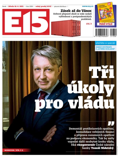 E-magazín E15 - 16.6.2021 - CZECH NEWS CENTER a. s.